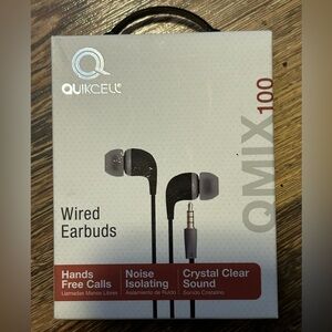 Quikcell Wired Earbuds 3.5mm